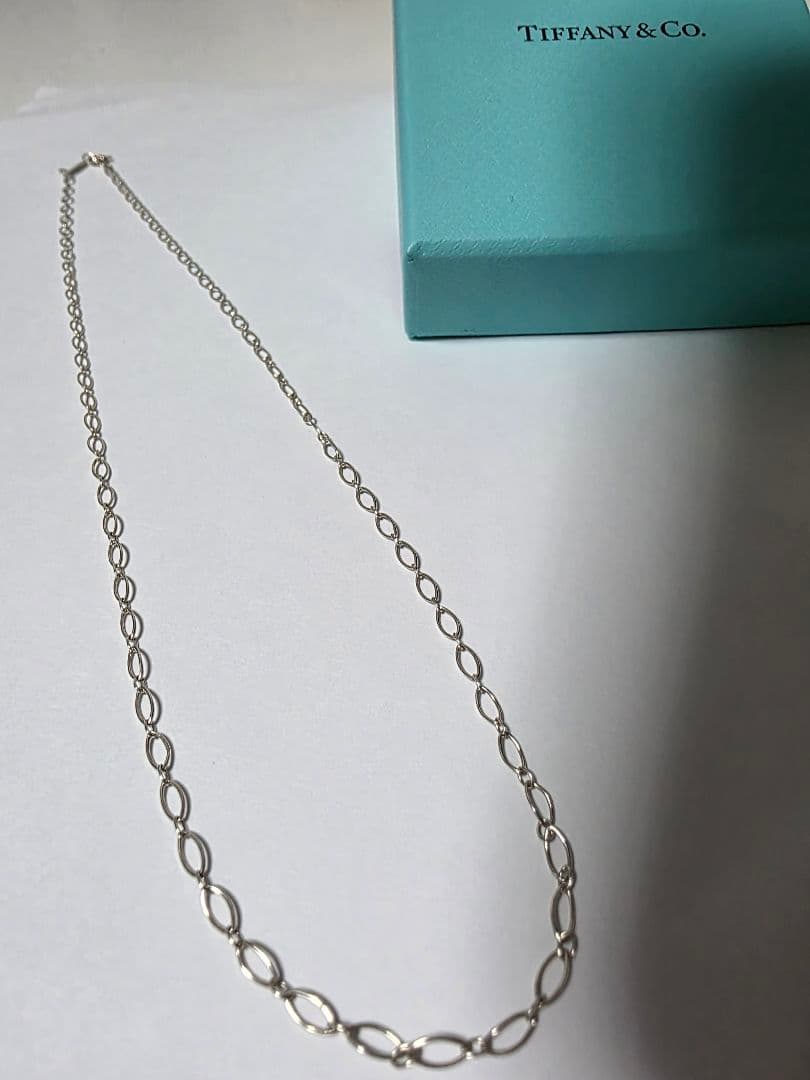 Tiffany ティファニー オーバルリンクチェーンネックレス