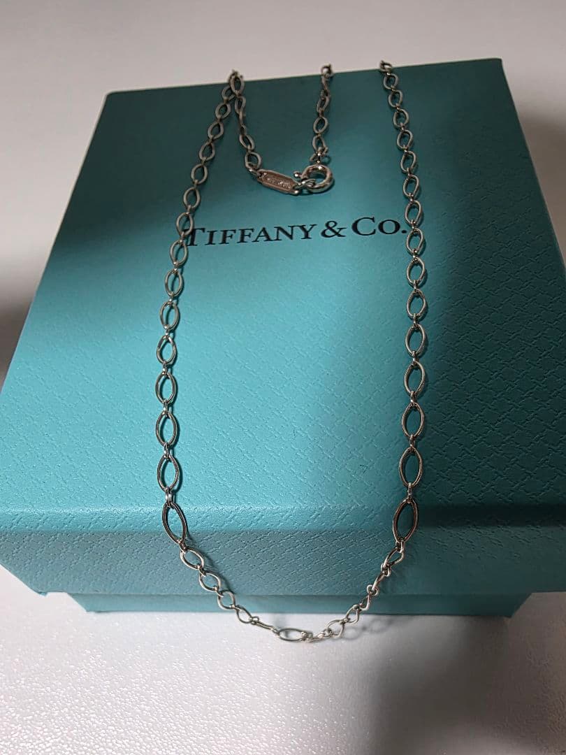 Tiffany ティファニー オーバルリンクチェーンネックレス