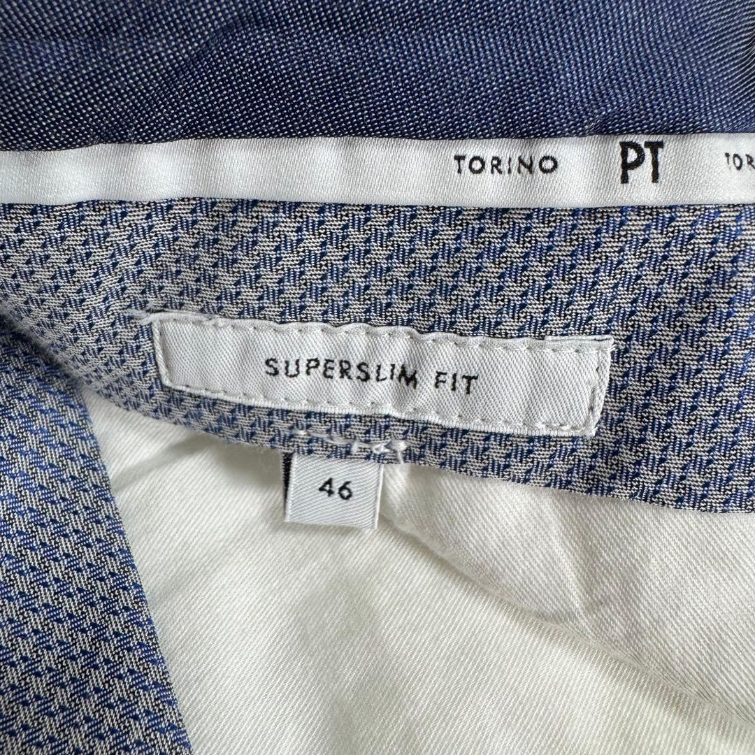 タグ付き未使用品 PT TORINO 白パンツ スリムフィット 46 チノ