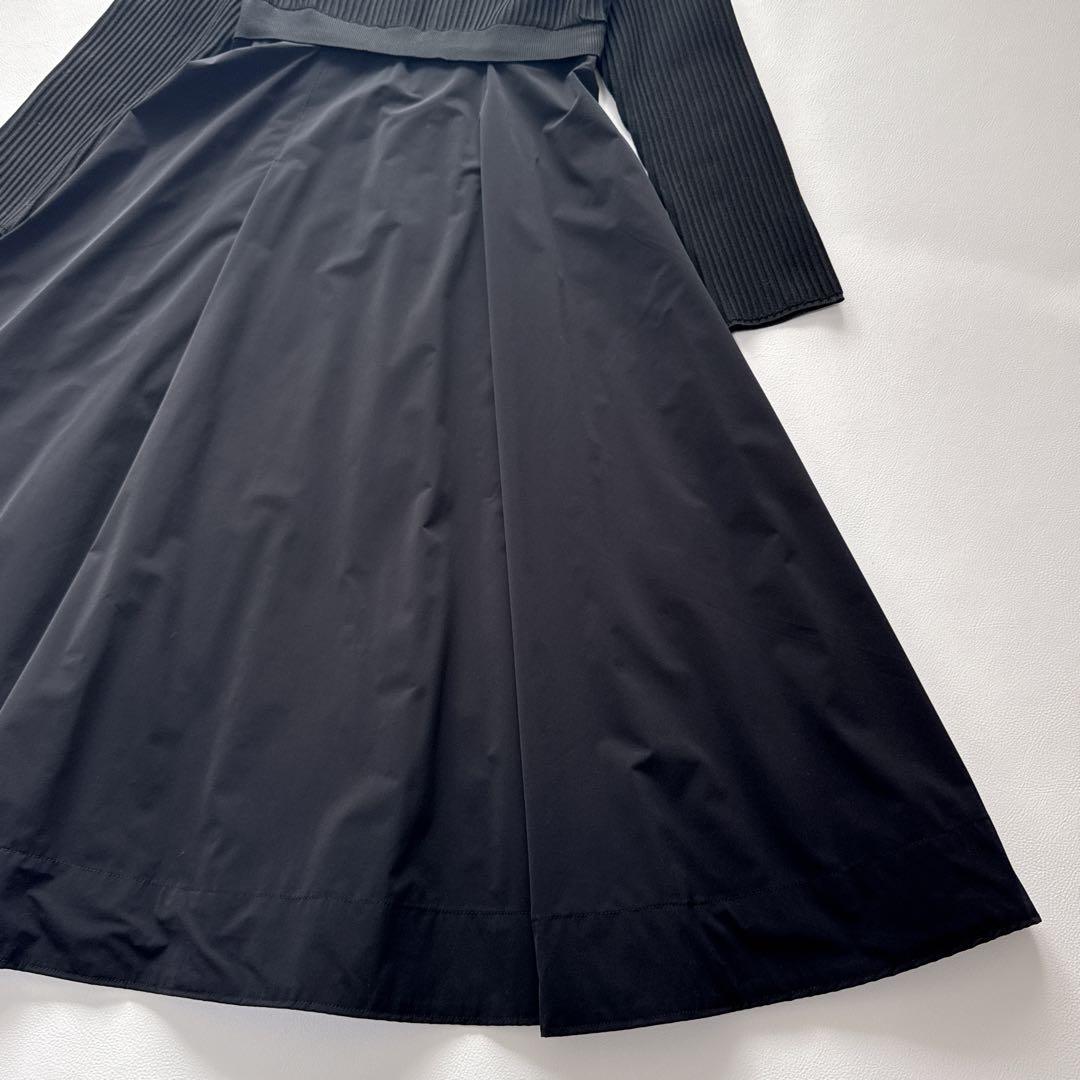 【美品】組曲　FLICKA　コラボ　セレモニー　ニットワンピース　3　Lサイズ