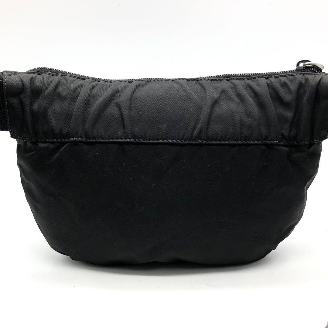 プラダ ウエストバッグ 三角ロゴプレート ベルト ナイロン レザー BM0010