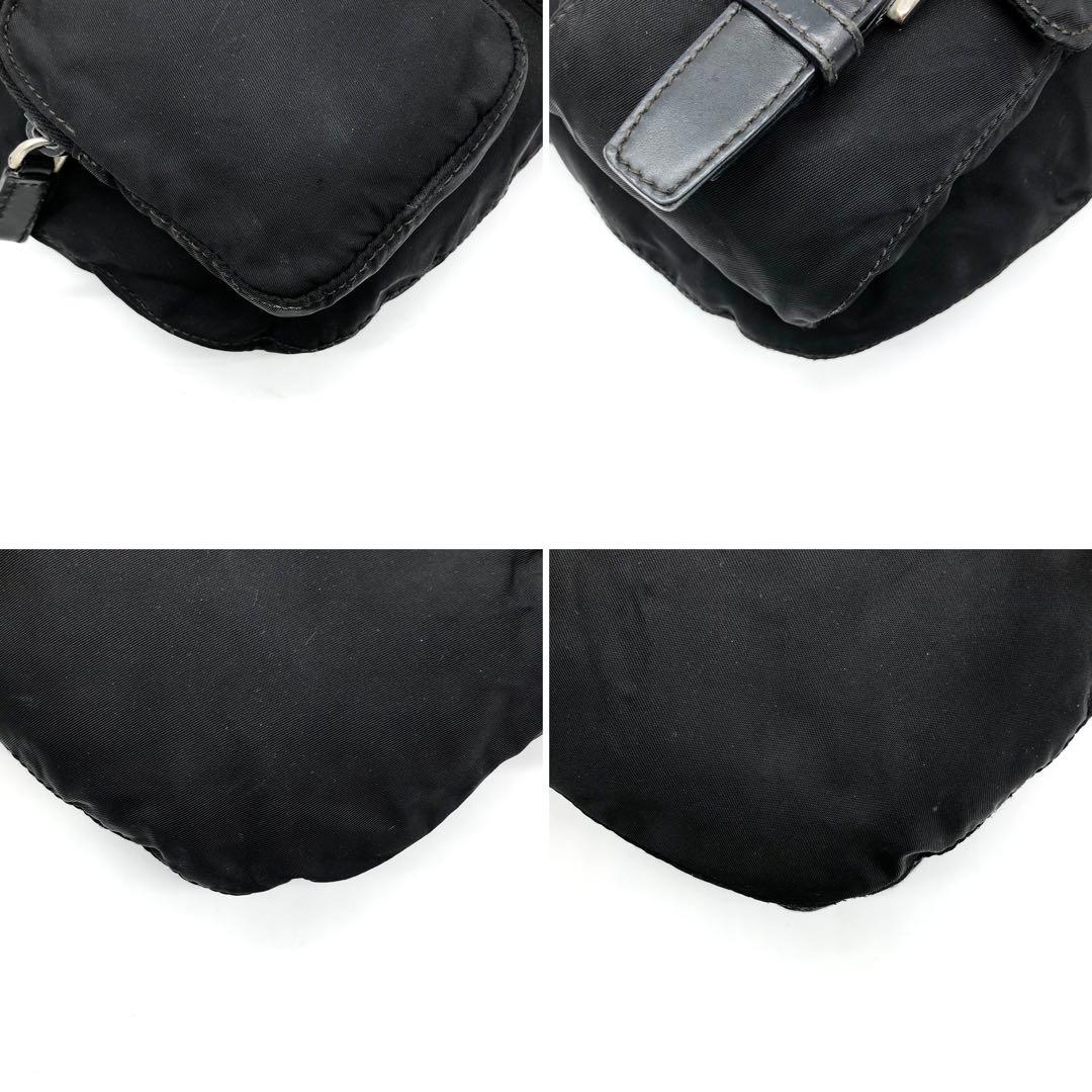 プラダ ウエストバッグ 三角ロゴプレート ベルト ナイロン レザー BM0010