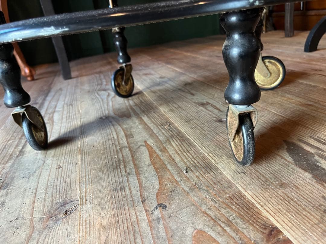 イタリア製 象嵌 ティーワゴン キッチンワゴン アンティーク インテリア