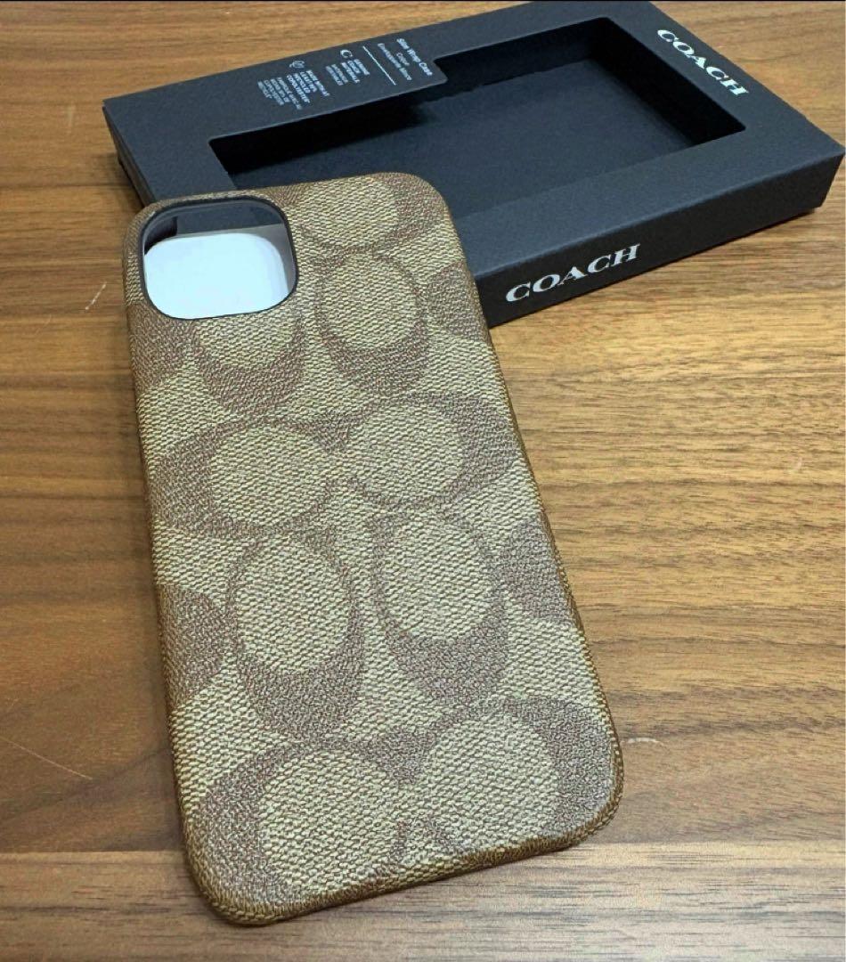 人気商品☘️コーチCOACH IPHONE 15 ケース・シグネチャー キャンバス