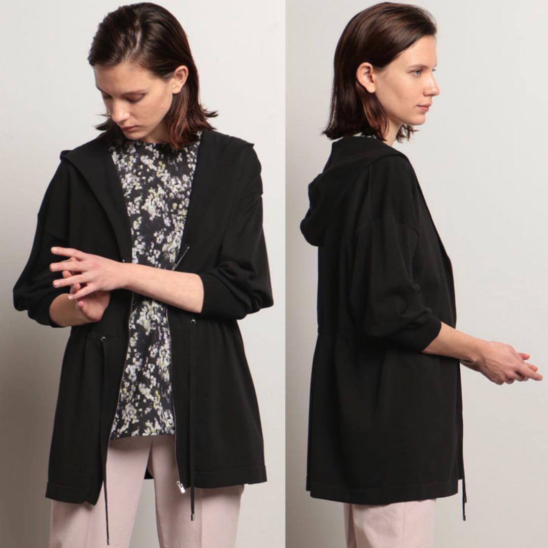 【美品】theory luxeセオリーリュクス　落ち感フーディパーカー　近年