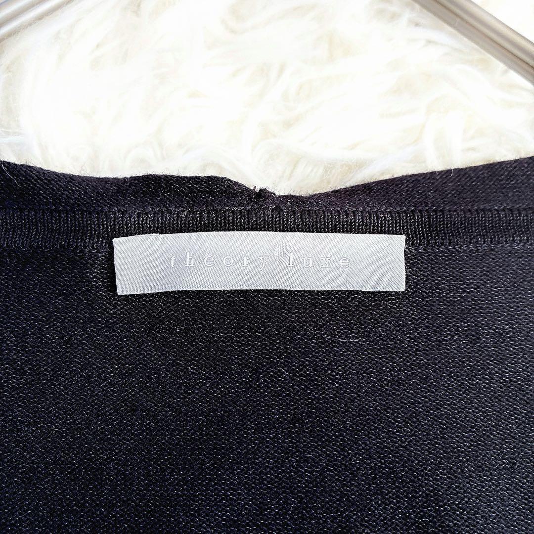 【美品】theory luxeセオリーリュクス　落ち感フーディパーカー　近年