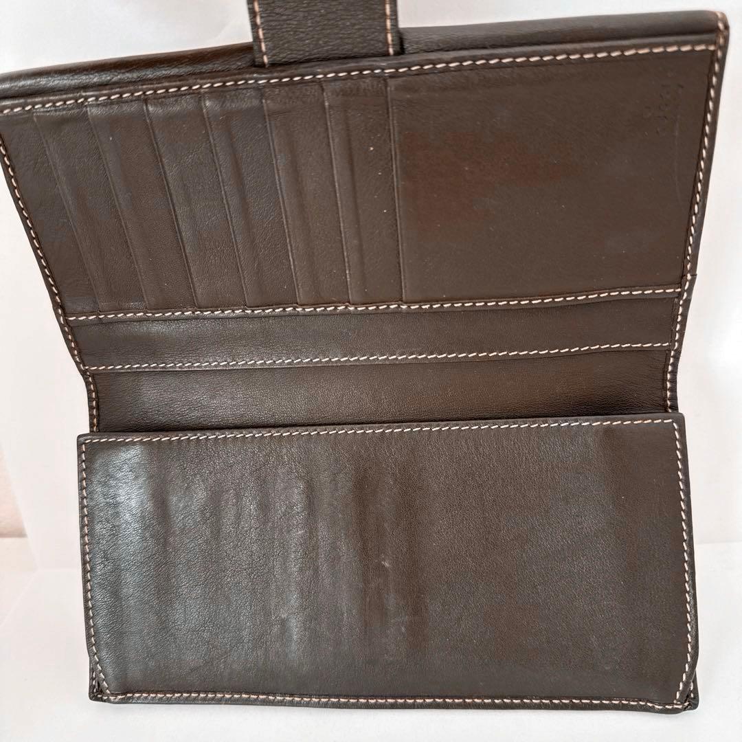 Gucci GGパターン 長財布 ハート金具付き