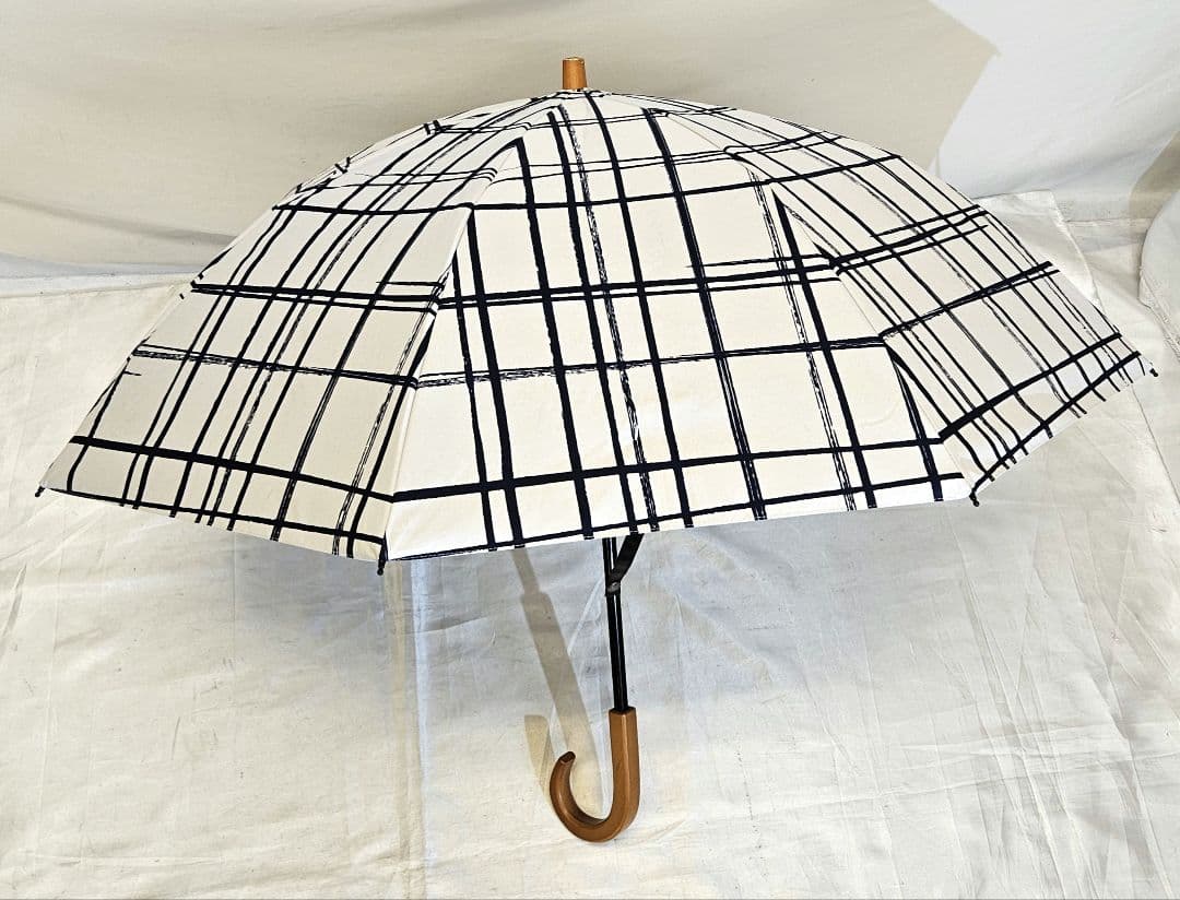 SUNBARRIER 100　サンバリア　日傘　折りたたみ傘　チェック柄