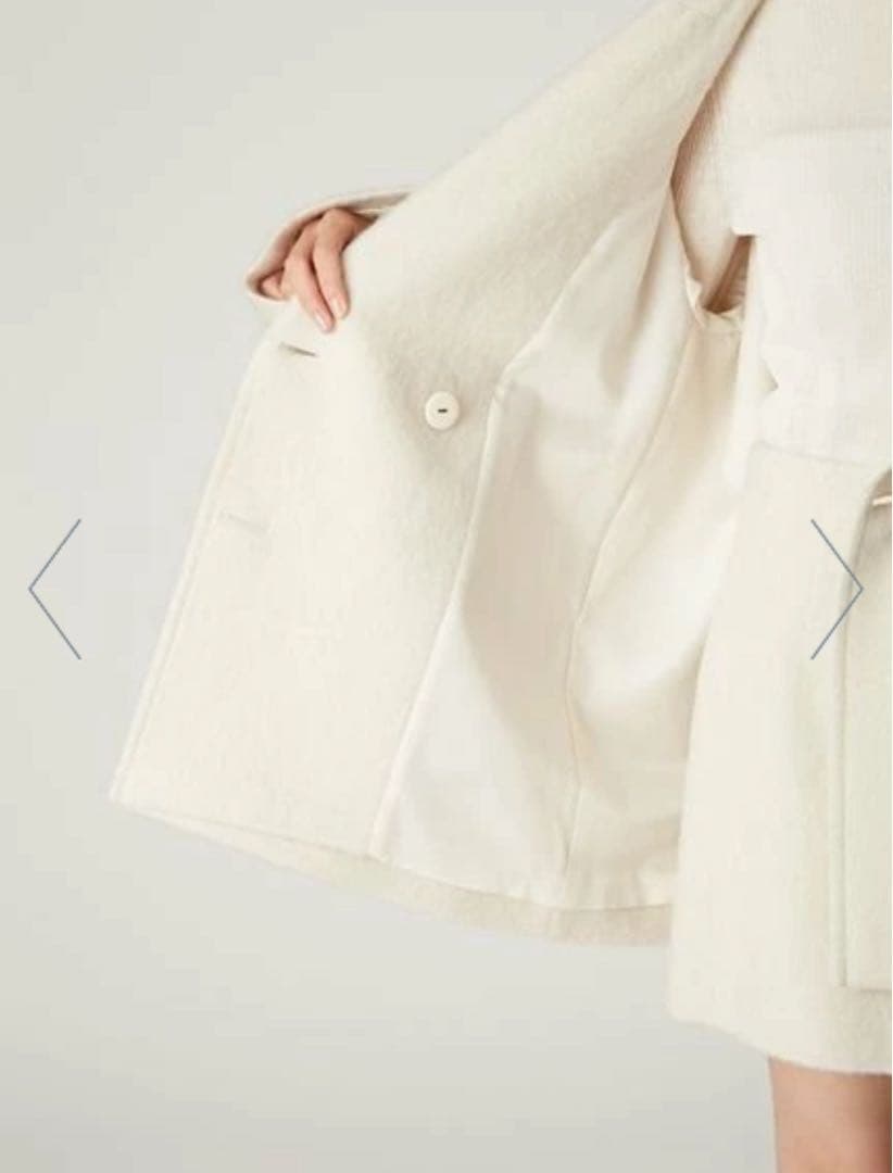 専用[試着のみ]FRAY I.D オーバーサイズウールシャギージャコット 0