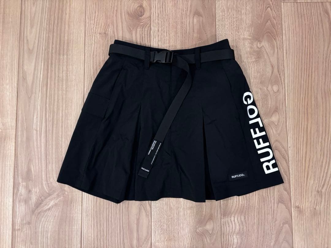 ラフロッグ　今季新作　アジャスタブルサイドポケットプリーツスカート　即完売品