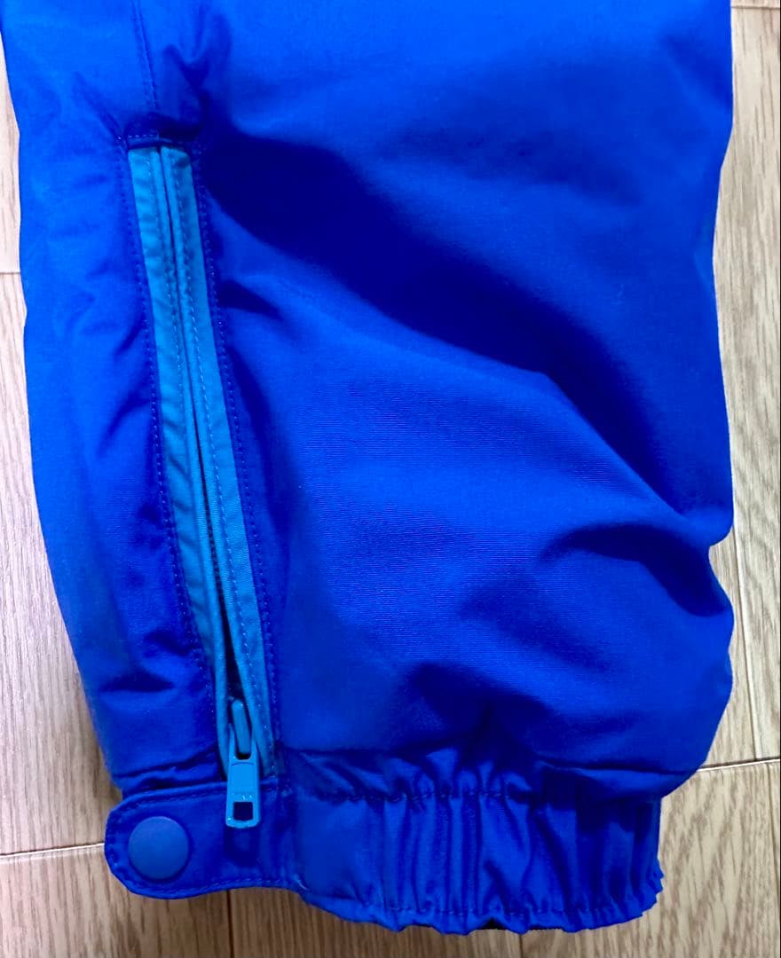 【未使用】mont-bell スキーウェア キッズ つなぎ 100cm 青