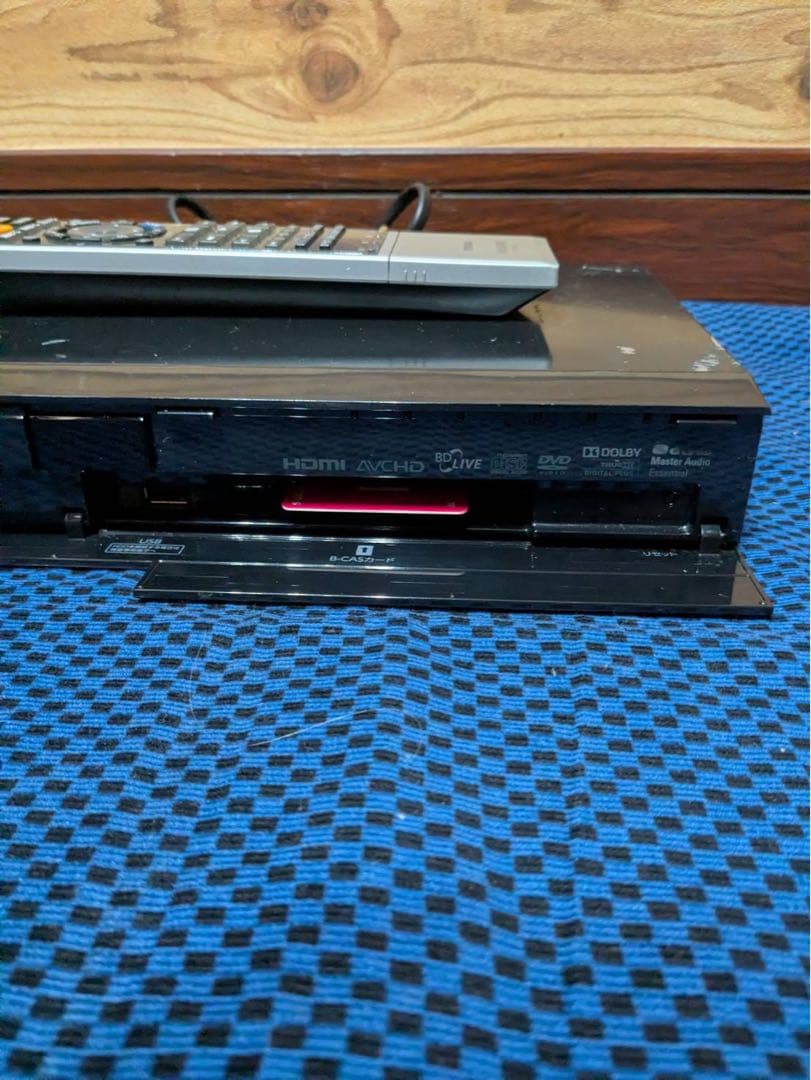 TOSHIBA REGZA ブルーレイレコーダー リモコン付き