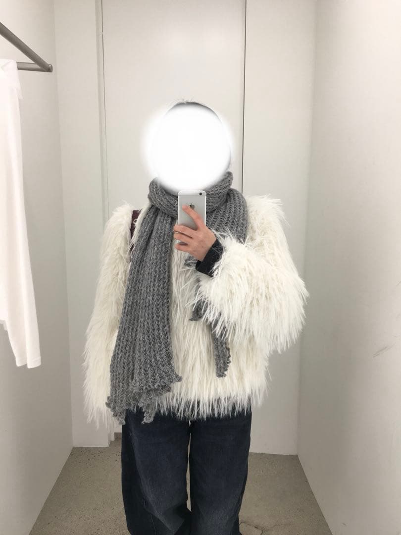 【2月限定販売】zara zwシャギー　フェイクファージャケット