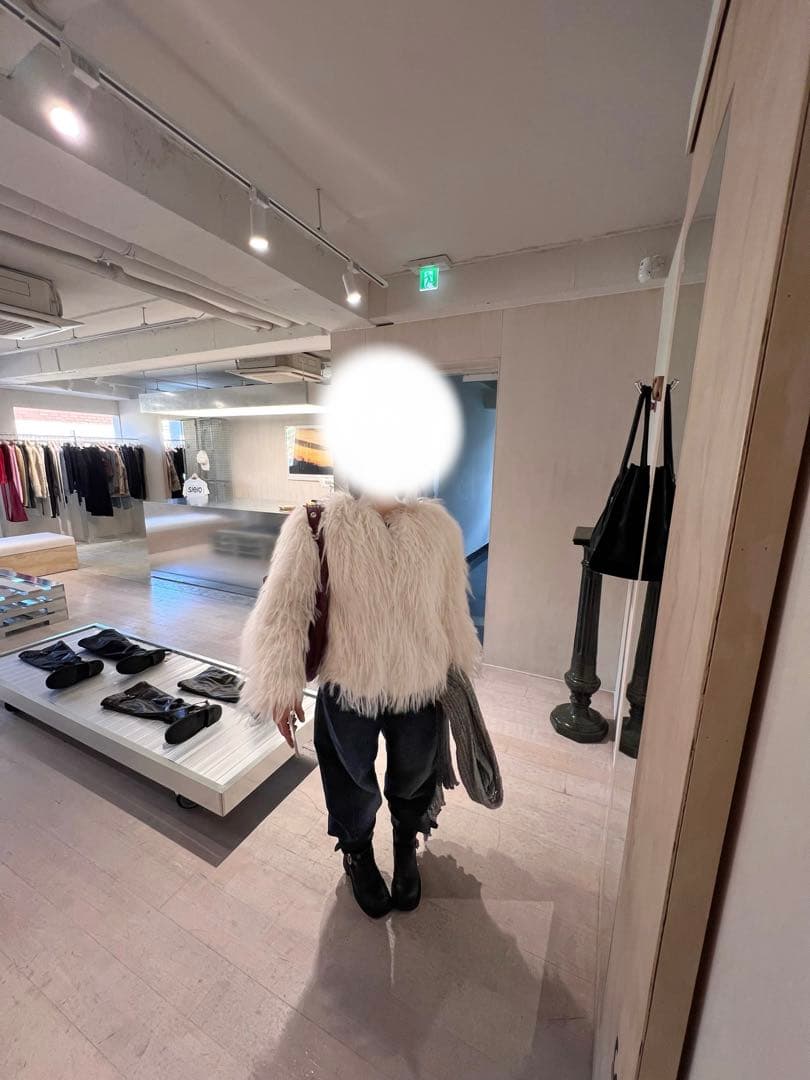 【2月限定販売】zara zwシャギー　フェイクファージャケット