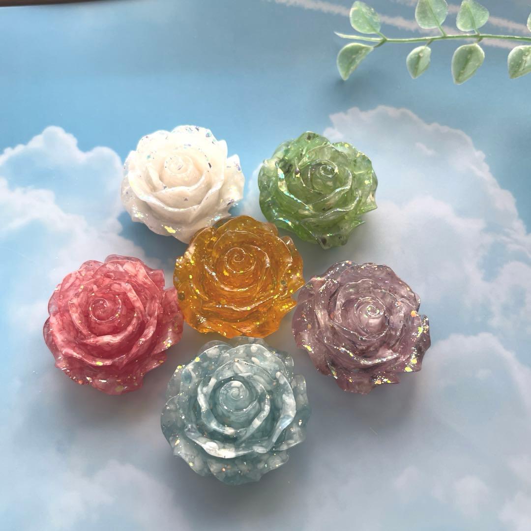 つねりん様　オルゴナイト　6色のバラ