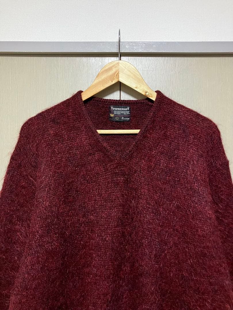 60’s Towncraft モヘアセーター L