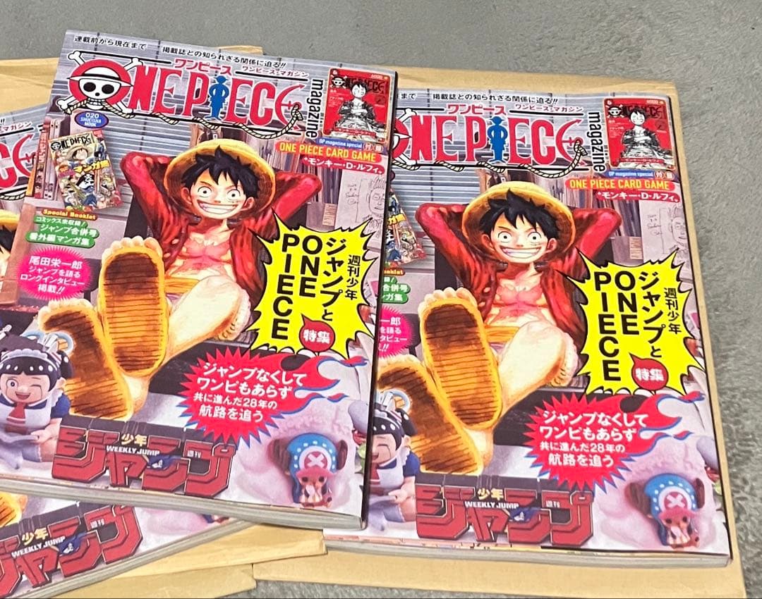 ワンピースマガジン　vol.20 ルフィ　付録プロモカード付き　2冊