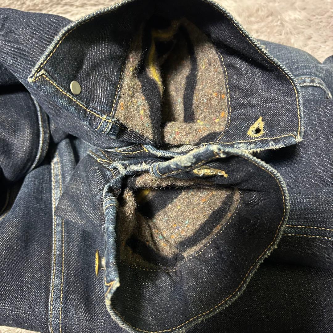 LEE リー ブランケット付ストームライダー　デニムジャケット　XL