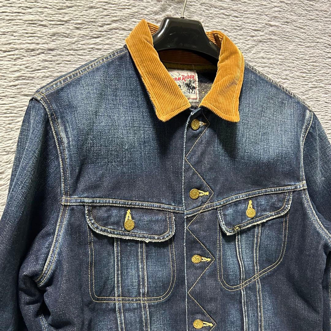 LEE リー ブランケット付ストームライダー　デニムジャケット　XL