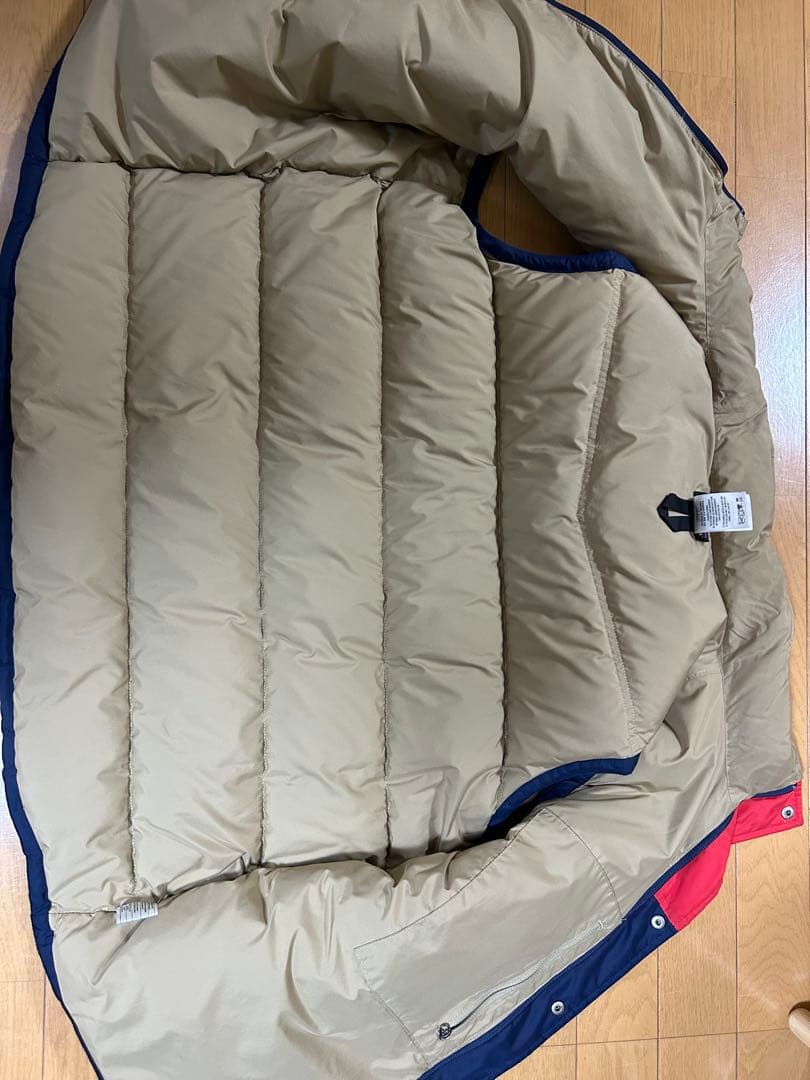 patagonia men'sダウンベスト Lサイズ 赤/青