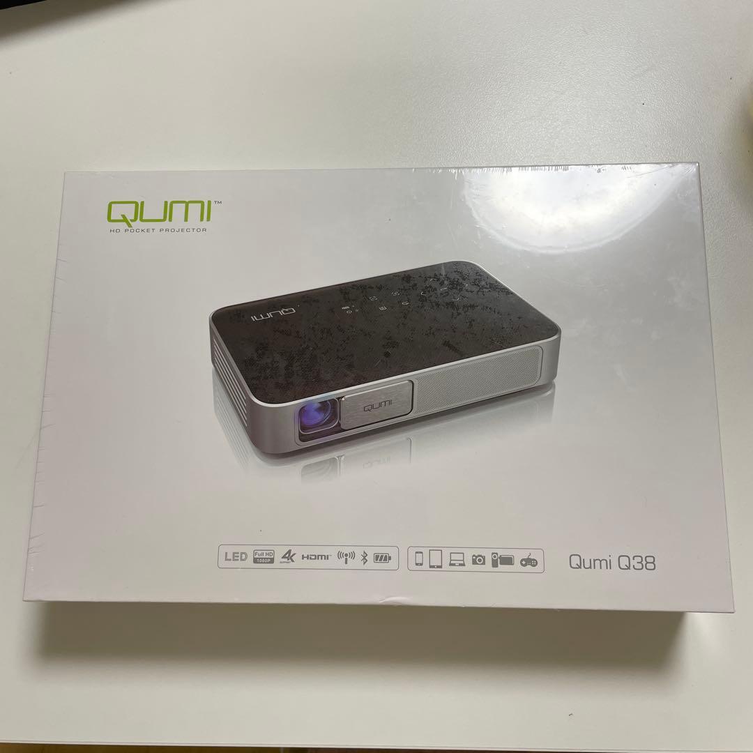 【新品未開封】Vivitek QUMI Q38ブラックHDポケットプロジェクター