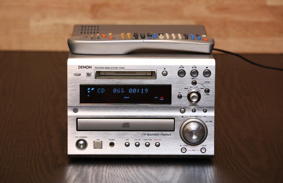 DENON　D-MS3　CD/MD/TUNER/AMP/USB　コンポ　完動品