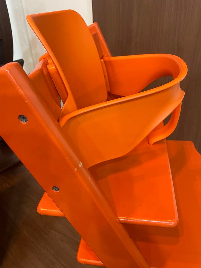 STOKKE　トリップトラップ　ベビーセット付き オレンジ