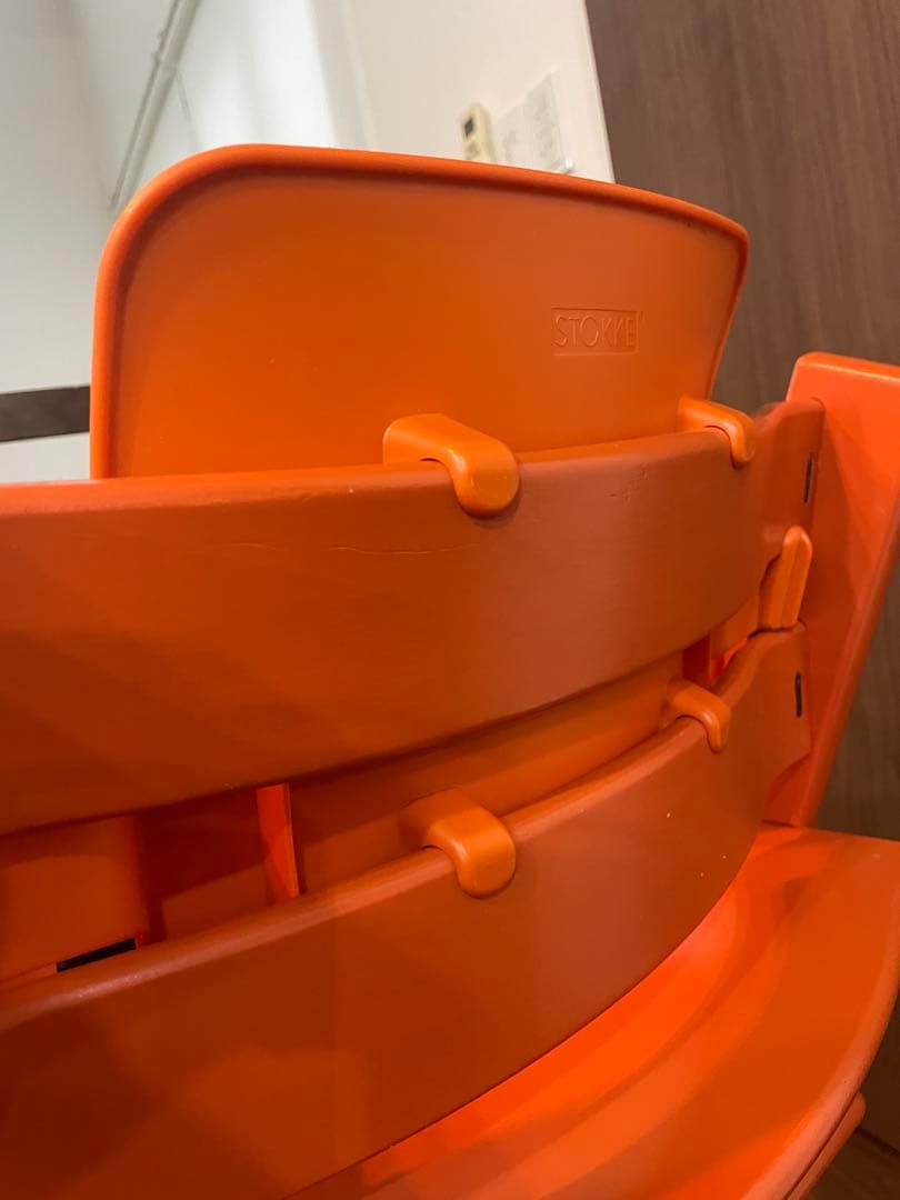 STOKKE　トリップトラップ　ベビーセット付き オレンジ