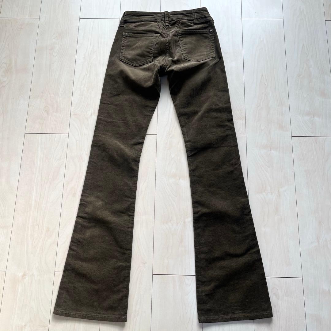 新品 Y2K 00s マリテフランソワジルボー コーデュロイ ブーツカットパンツ