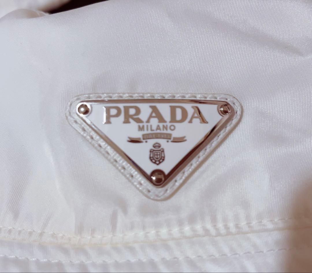 PRADA プラダ RE-NYLON 三角プレート バケットハット sizeL