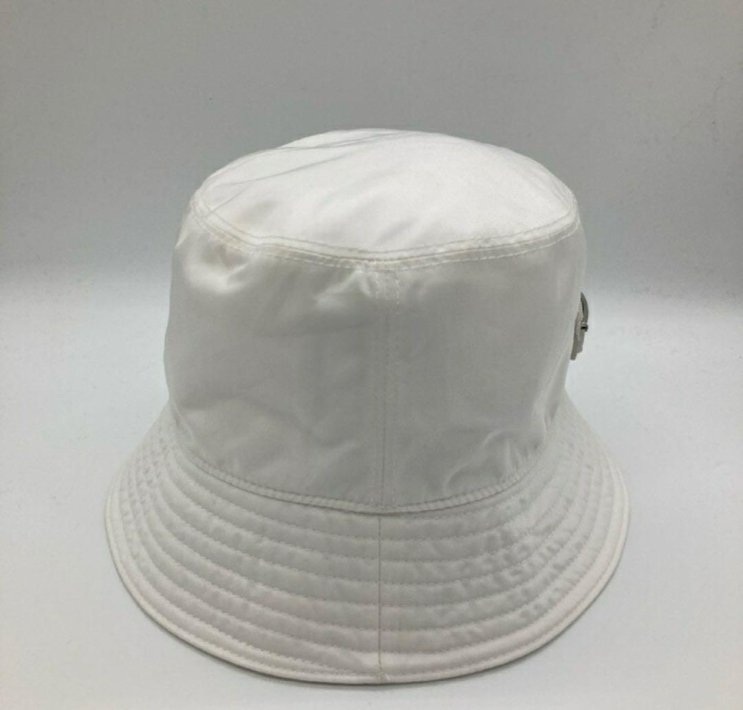 PRADA プラダ RE-NYLON 三角プレート バケットハット sizeL
