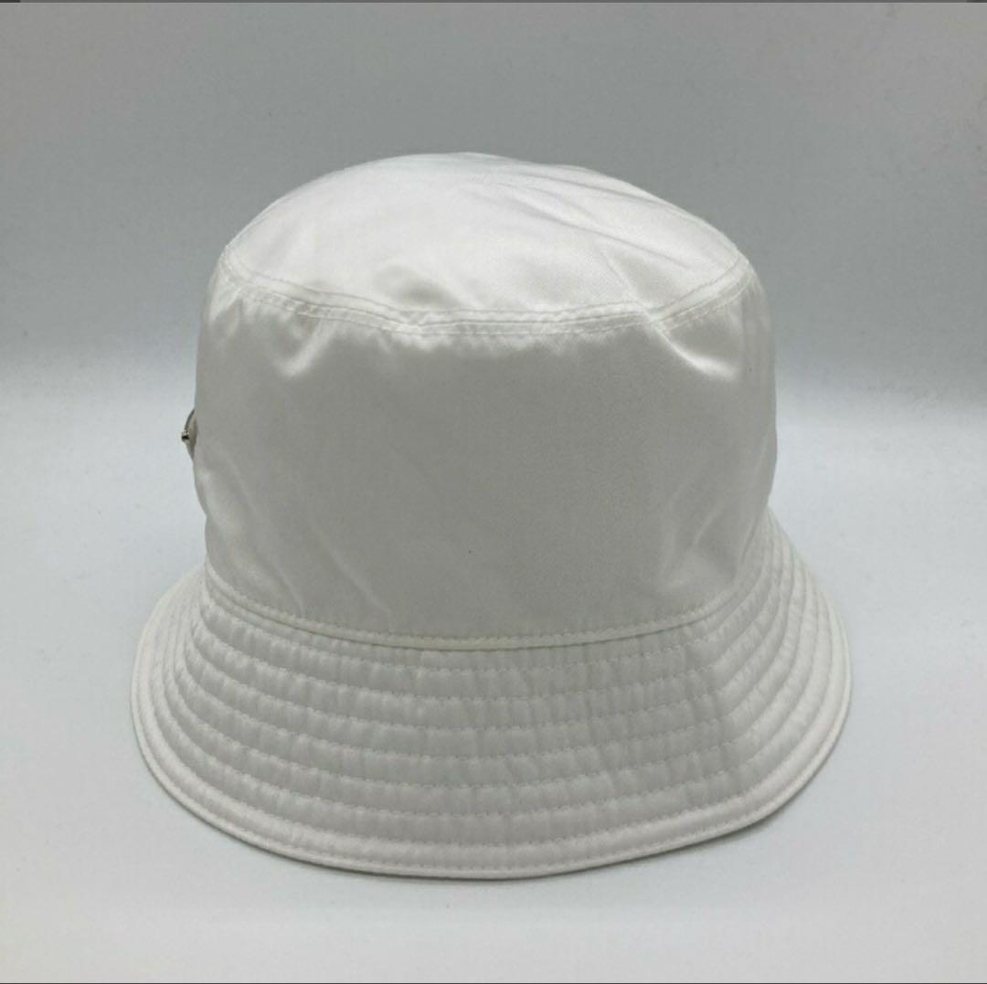 PRADA プラダ RE-NYLON 三角プレート バケットハット sizeL