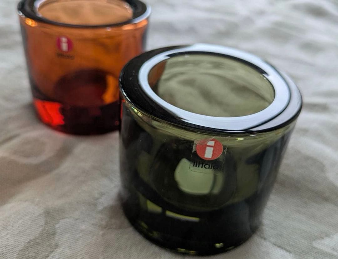  kivi キャンドルホルダー セビリアオレンジ、モスG セット