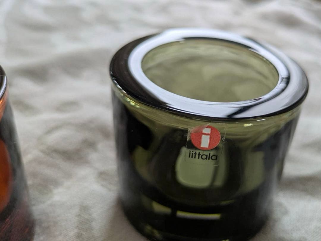  kivi キャンドルホルダー セビリアオレンジ、モスG セット