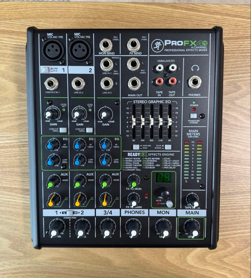 MACKIE ProFX4v2 アナログミキサー