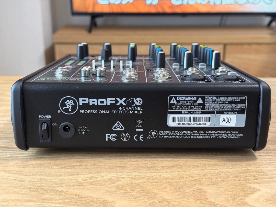 MACKIE ProFX4v2 アナログミキサー