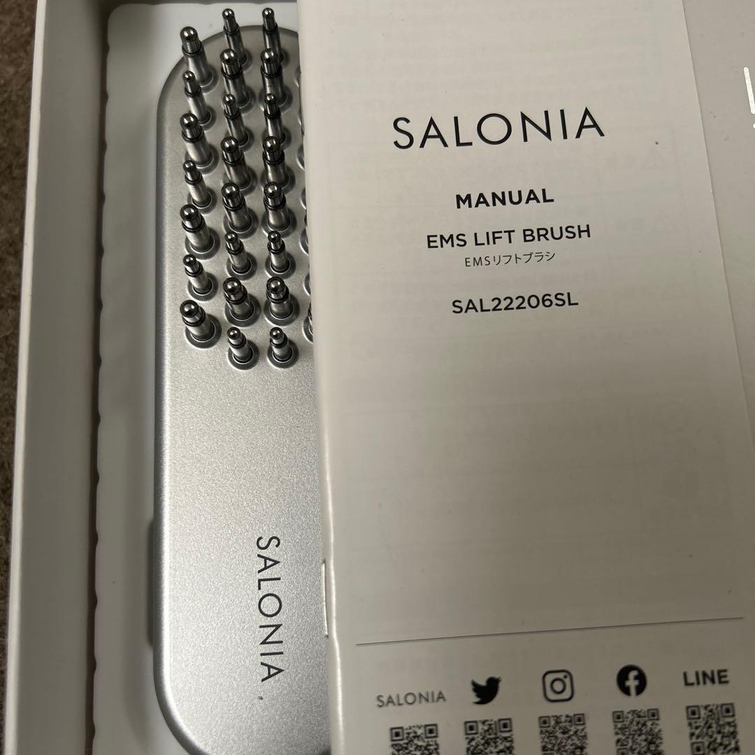 ボディ・フェイスケア SALONIA EMS LIFT BRUSH SAL22206SL