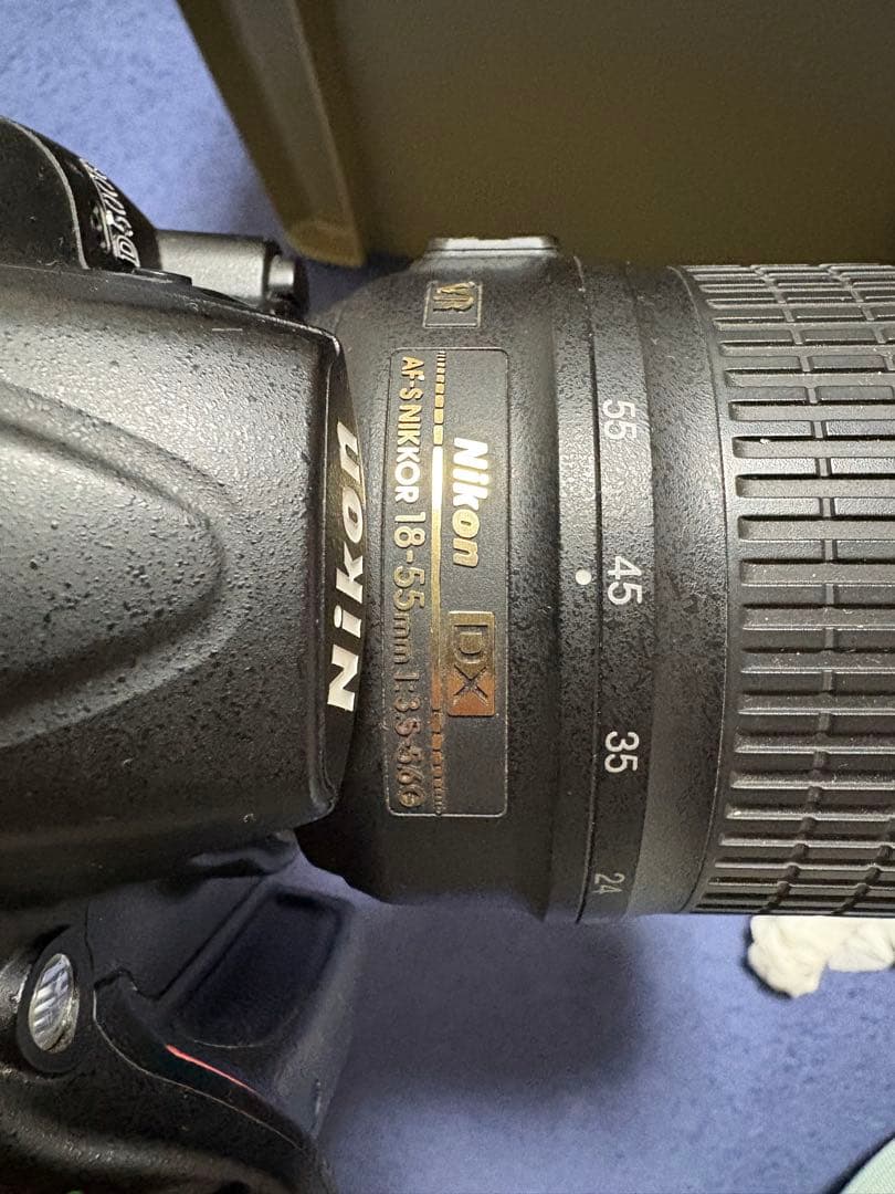 Nikon D5000 互換バッテリー ストラップ18-55mm 3.5-5.6