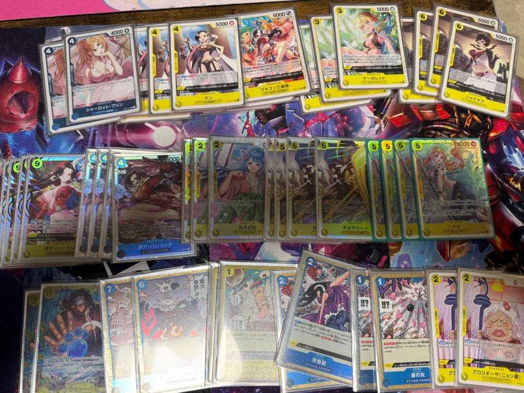 ワンピース カードゲーム 青黄ハンコック　デッキ