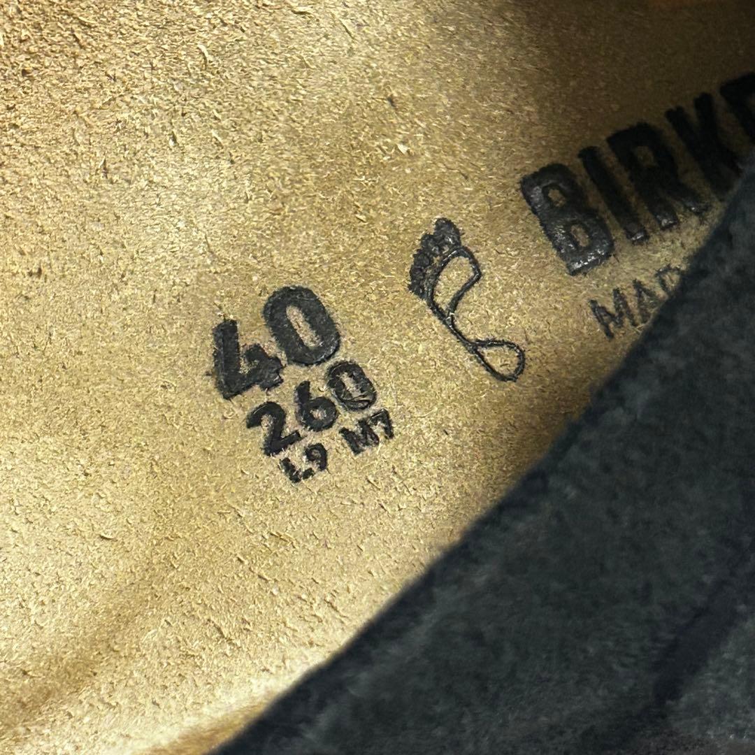 美品　BIRKENSTOCK ボストン スエード レザー 26cm ブラック