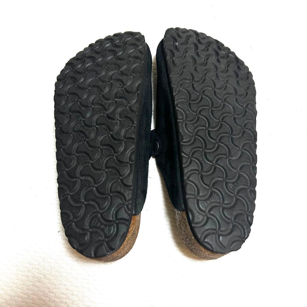 美品　BIRKENSTOCK ボストン スエード レザー 26cm ブラック