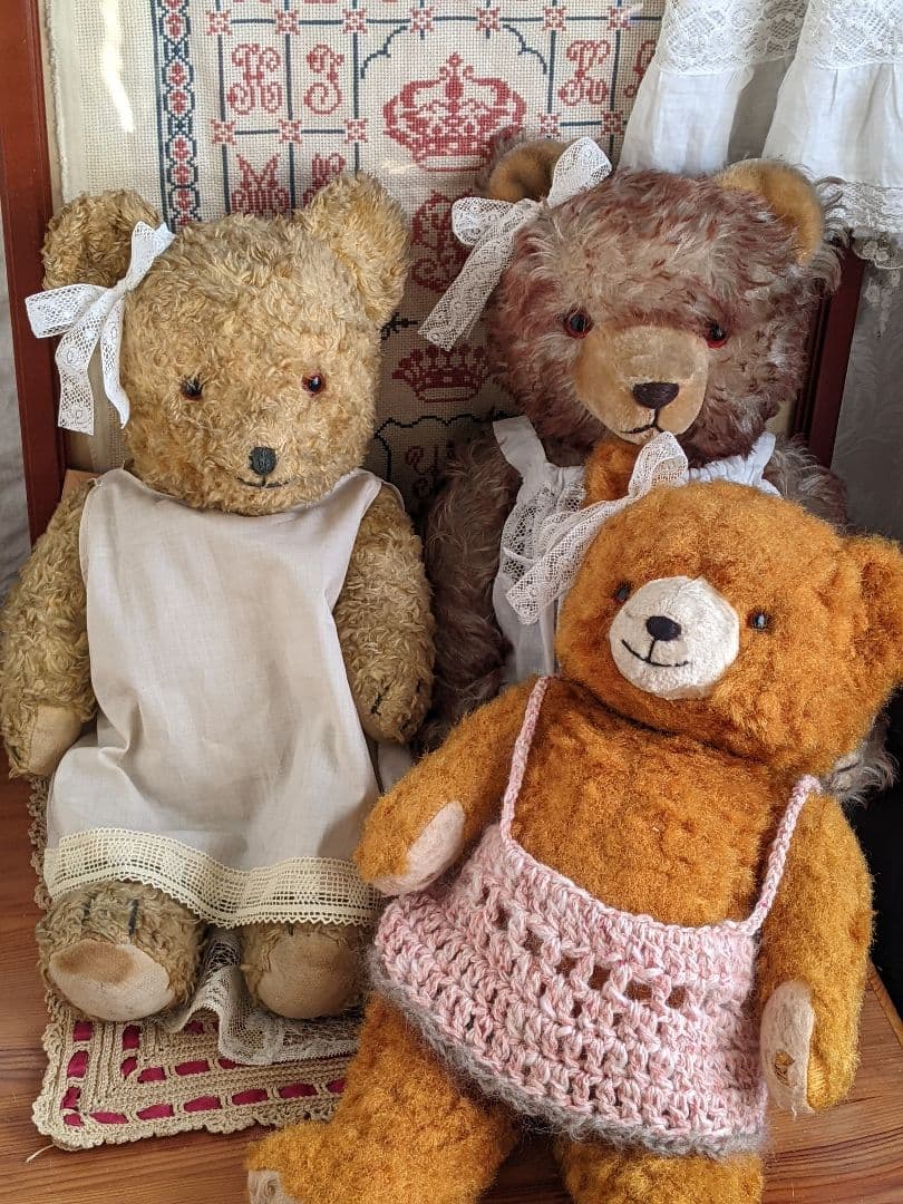 【p】アンティークベア　アンティークテディベア　ハーマン