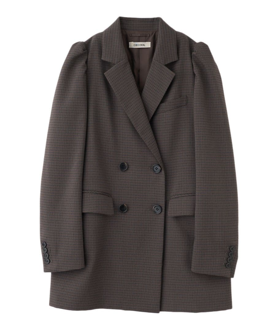 【完売】 Sサイズ ココディール 新品タグ付 ロングダブルジャケット