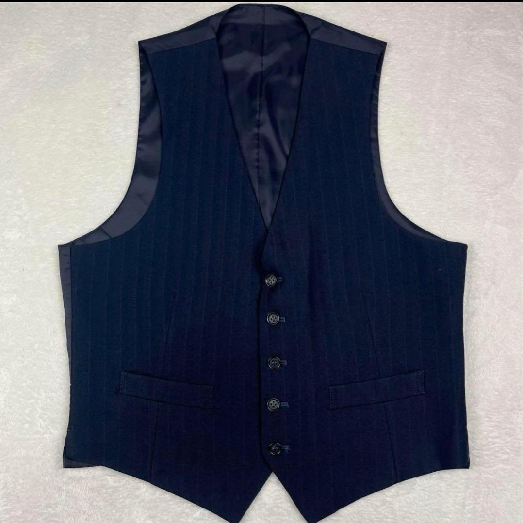 【ざんざん】セットアップ 3ピース オンワード樫山 ONWARD AB5紺