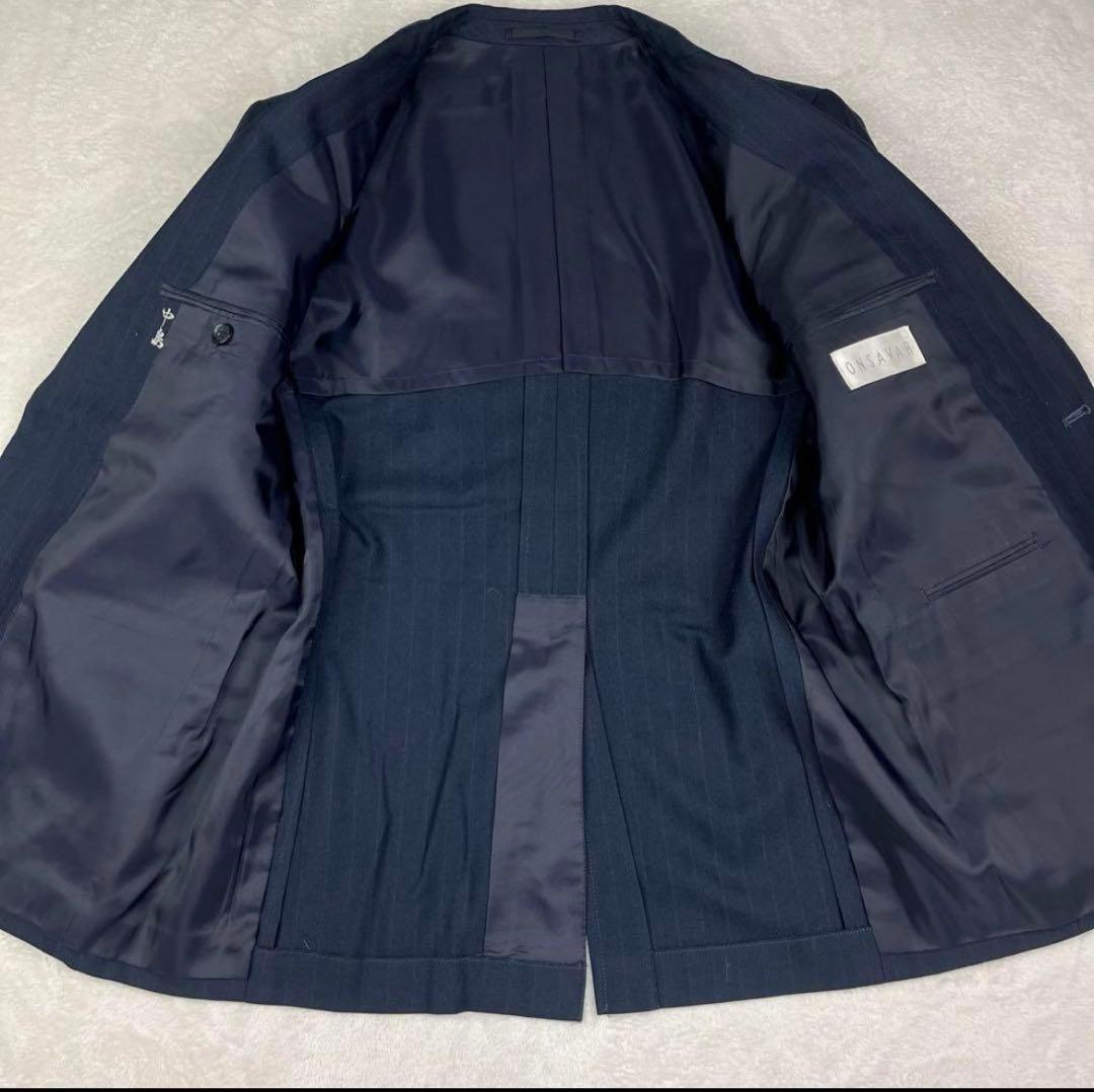 【ざんざん】セットアップ 3ピース オンワード樫山 ONWARD AB5紺