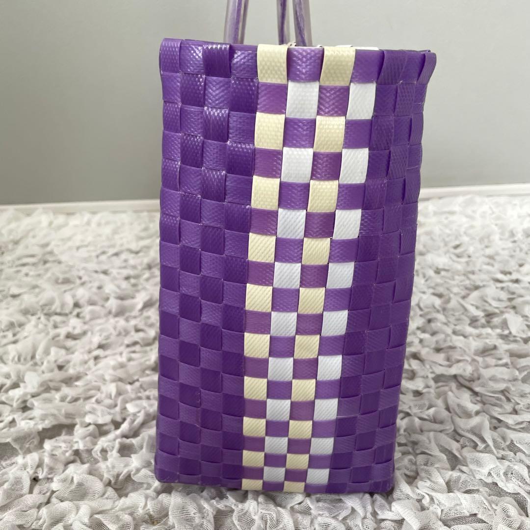 【レア＆美品】MARNI MARKET カゴバッグ パープル　　正規品