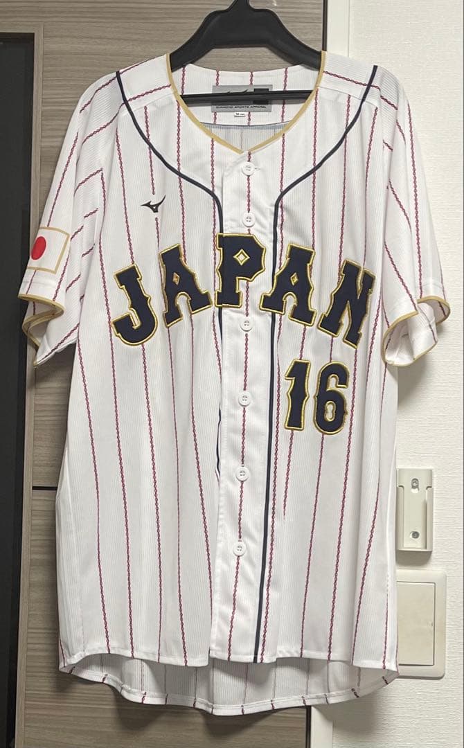 最安値　大谷翔平 WBC 2023 レプリカユニフォーム 刺繍 ホーム Mサイズ