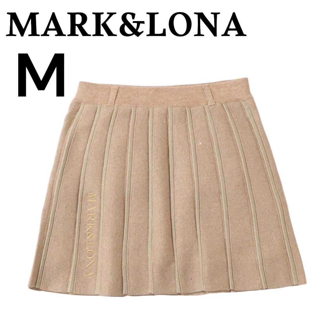 MARK&LONA M プリーツスカートマーク＆ロナスカート 2024ラメニット