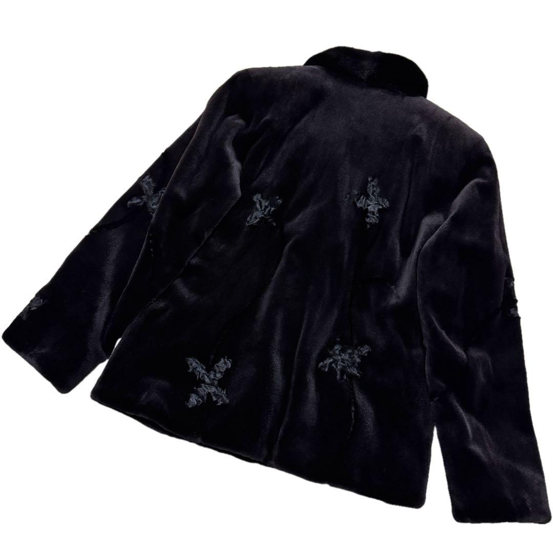 未使用　サガミンクロイヤル　シェアードミンク　ファーコート　XL相当　毛並み◎