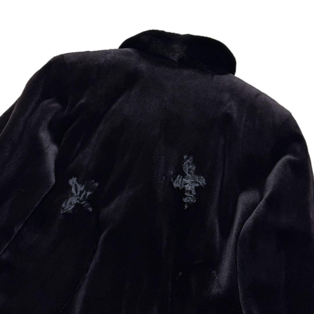 未使用　サガミンクロイヤル　シェアードミンク　ファーコート　XL相当　毛並み◎